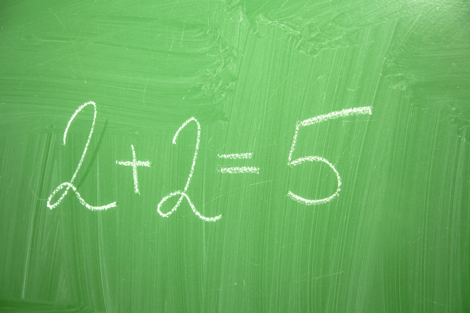two plus two equals five is student error